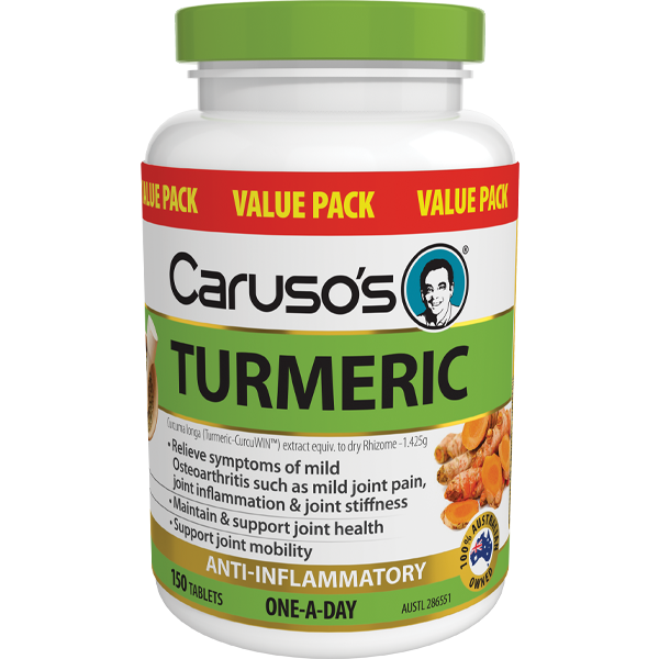 Caruso's Natural Health Turmeric 150 Tablets