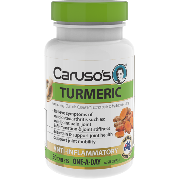 Caruso's Natural Health Turmeric 50 Tablets