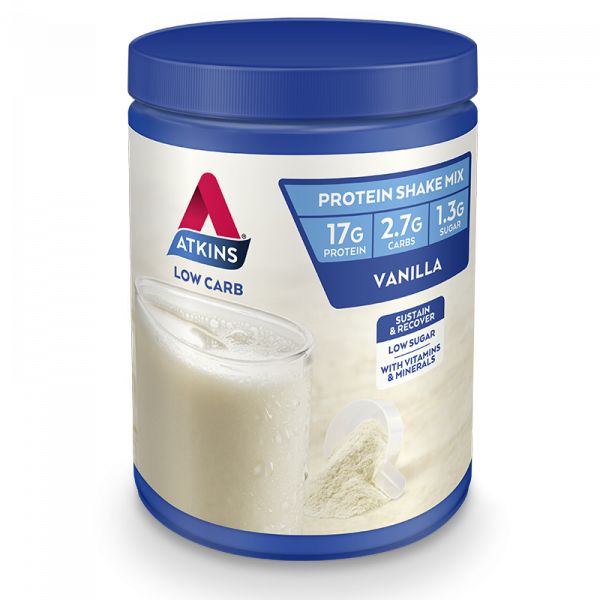 Atkins Low Carb Vanilla Protein Shake Mix 310g