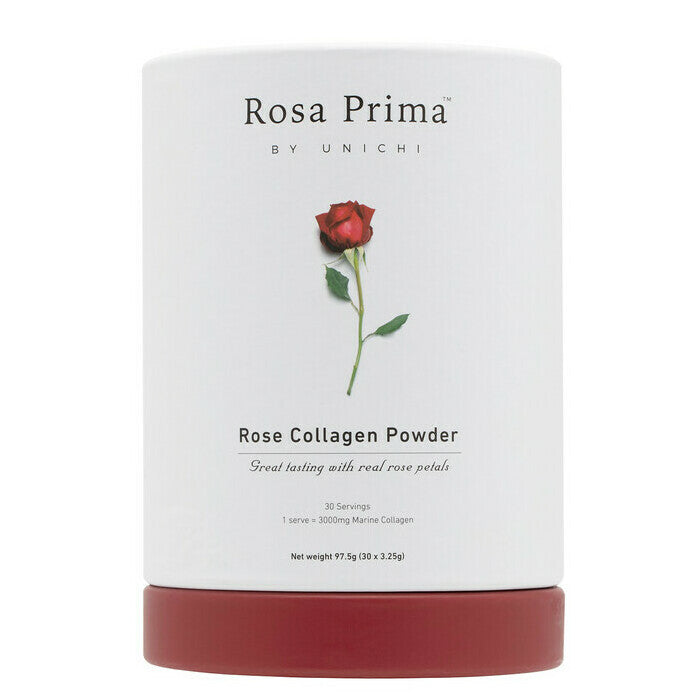 Unichi Rosa Prima Rose Collagen Powder Sachets 30 x 3.25g