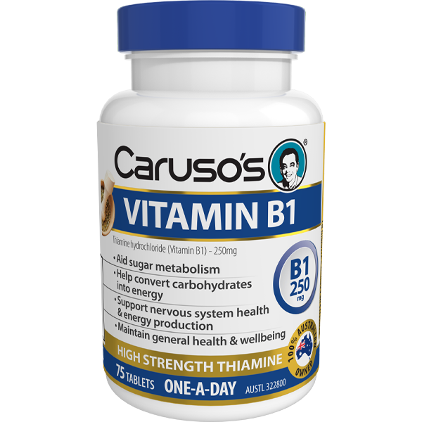 Caruso's Natural Health Vitamin B1 250mg 75 Tablets