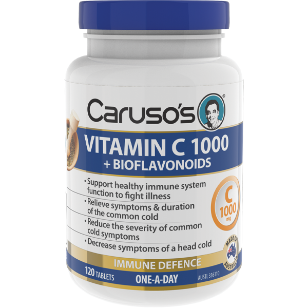 Caruso's Natural Health Vitamin C 1000+ Bioflavanoids 120 Tablets
