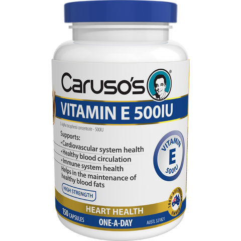 Caruso's Natural Health Vitamin E 500IU 150 Capsules