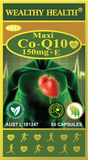 Wealthy Health Maxi CO-Q10 150mg + Vitamin E 60 Capules