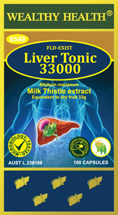 Wealthy Health FLD-Exist Liver Tonic 33000mg 100 Capsules