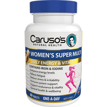 Load image into Gallery viewer, Caruso&#39;s Natural Health Women&#39;s Super Multi 60 Tablets